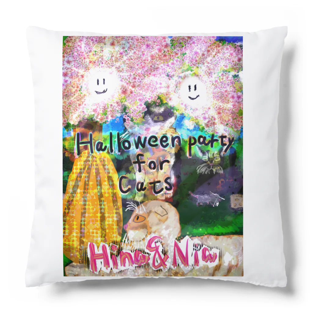 AkironBoy's_ShopのHalloween Party For Cats ‼︎ クッション