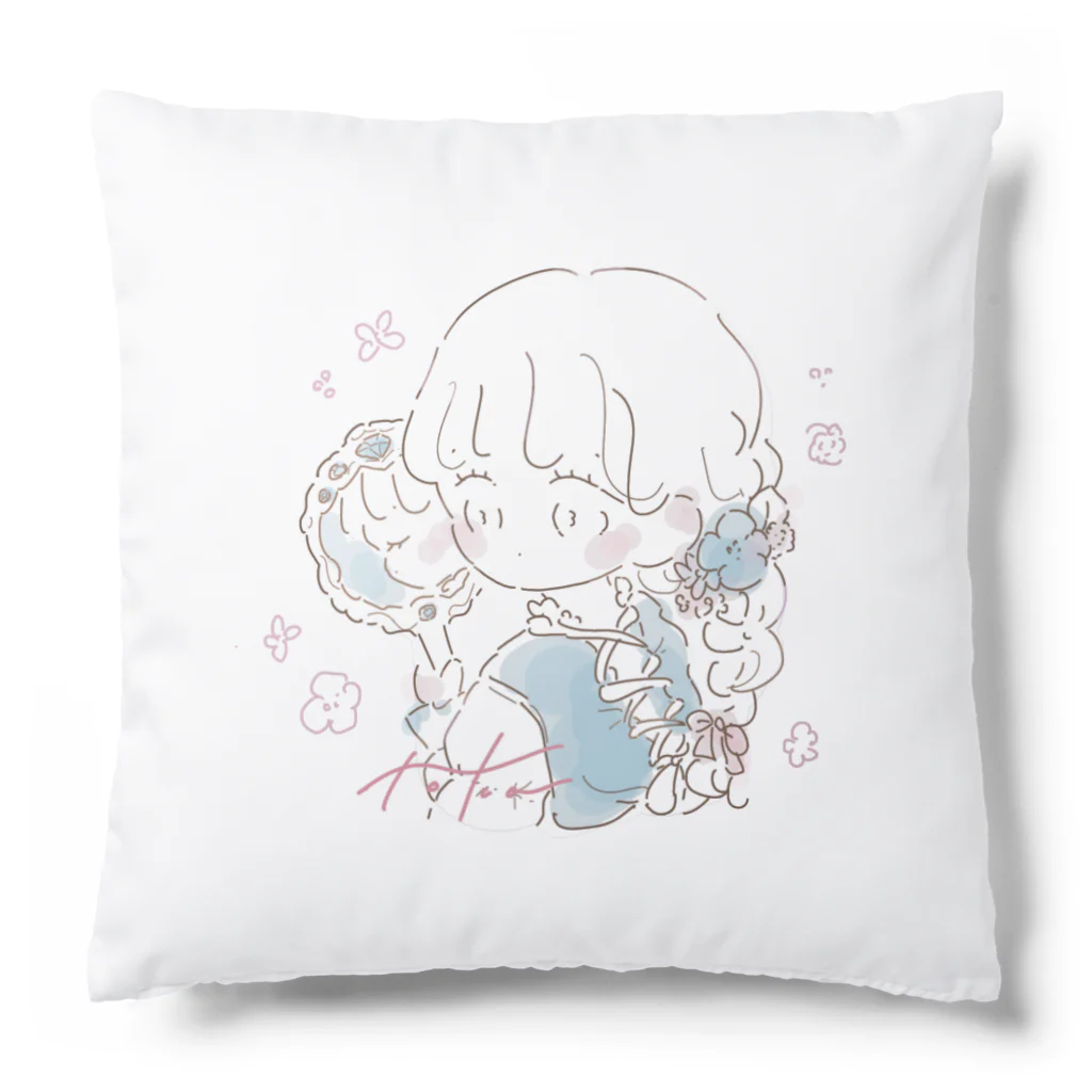 トーカの鏡と女の子 Cushion