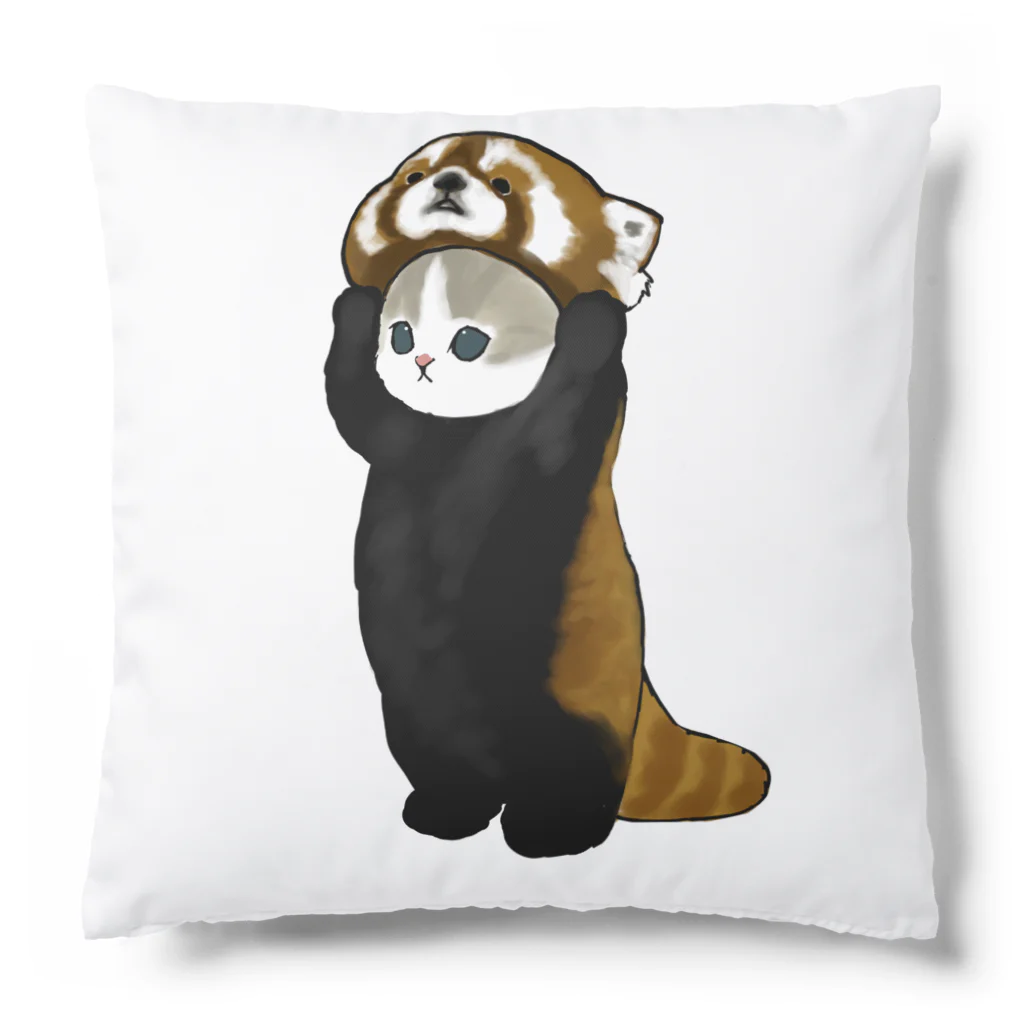 mofusandのねこかぶり（レッサーパンダ） Cushion