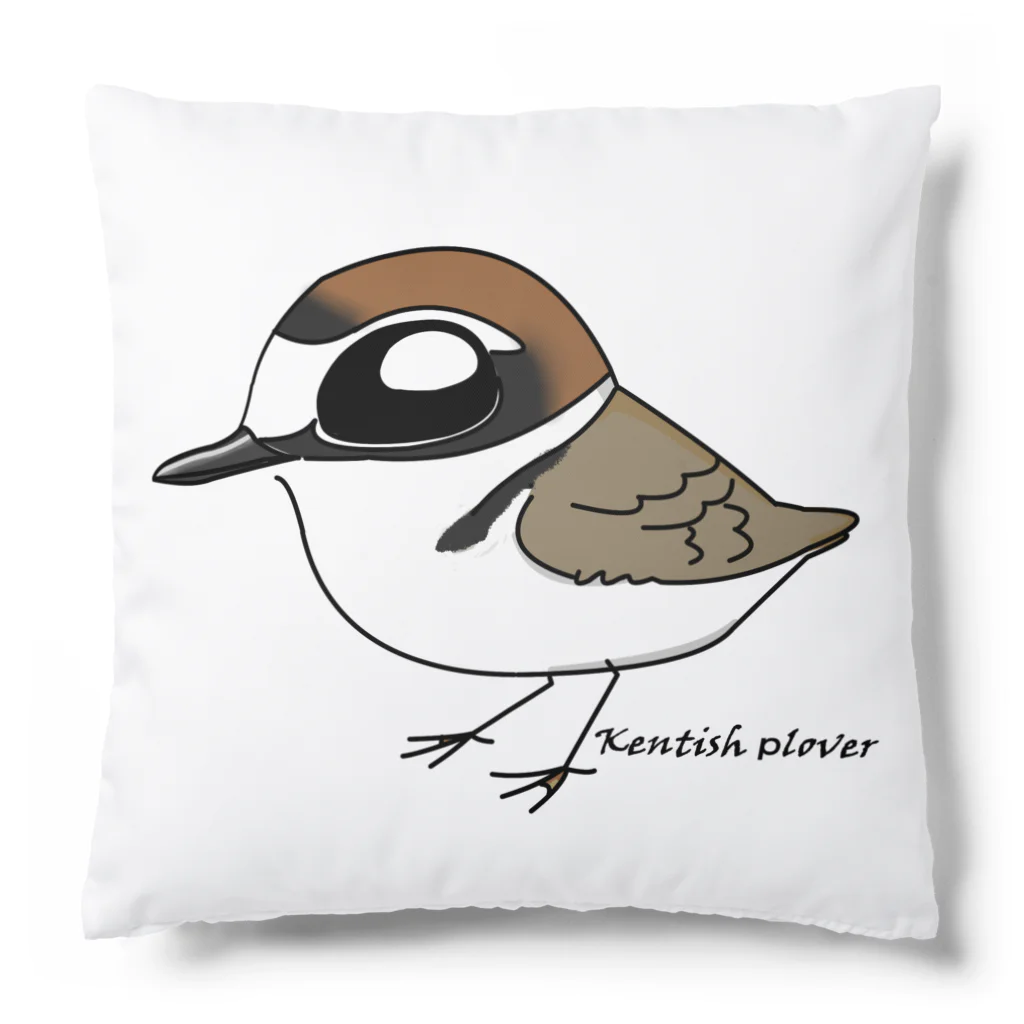 とりみちゃんの野鳥グッズのお店のシロチドリ Cushion