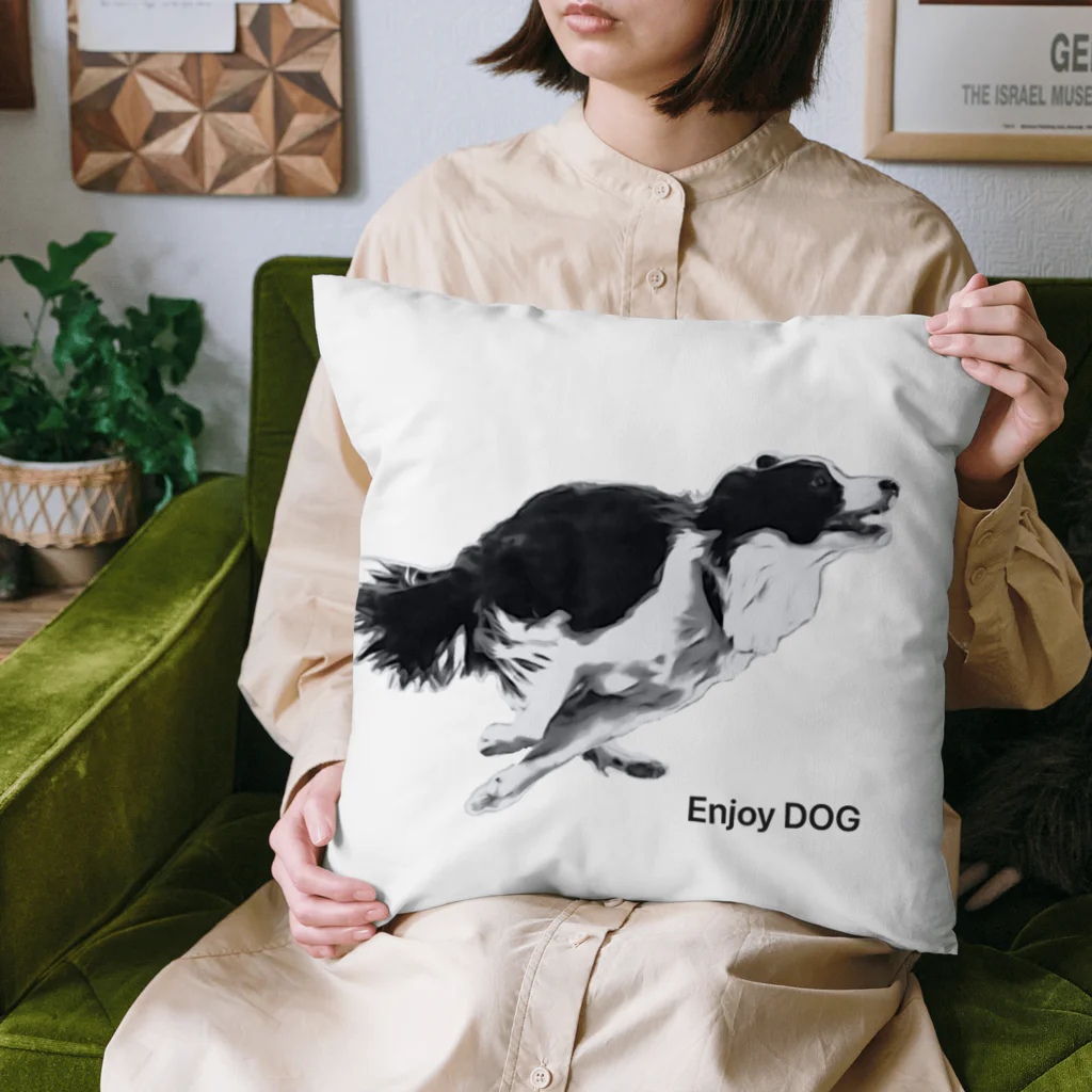 気まぐれショップのEnjoy DOG 3 Cushion
