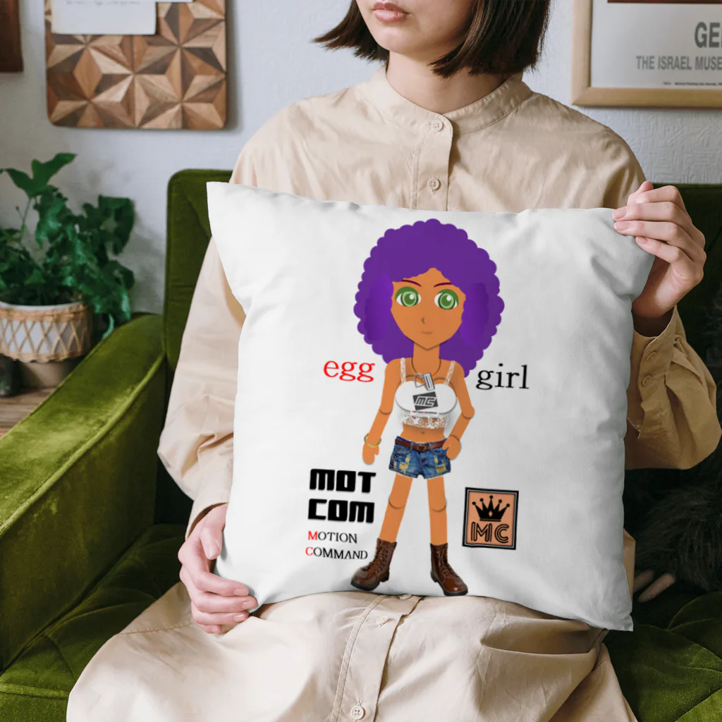 MOTCOM Winkel+の「エッグ系女子」egggirls Cushion