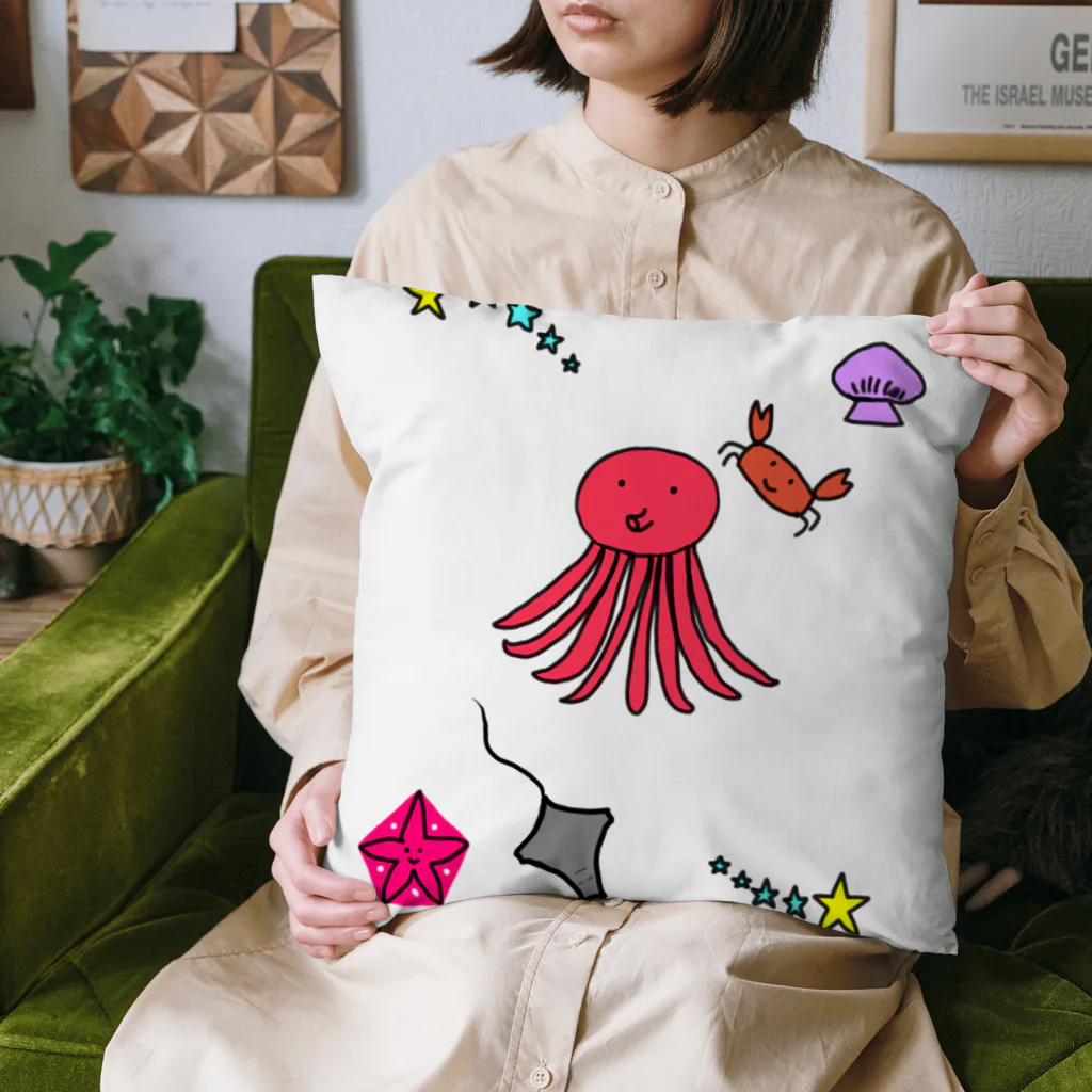 386のたこちゃんかにちゃん＆ヴァイオリンクッション Cushion