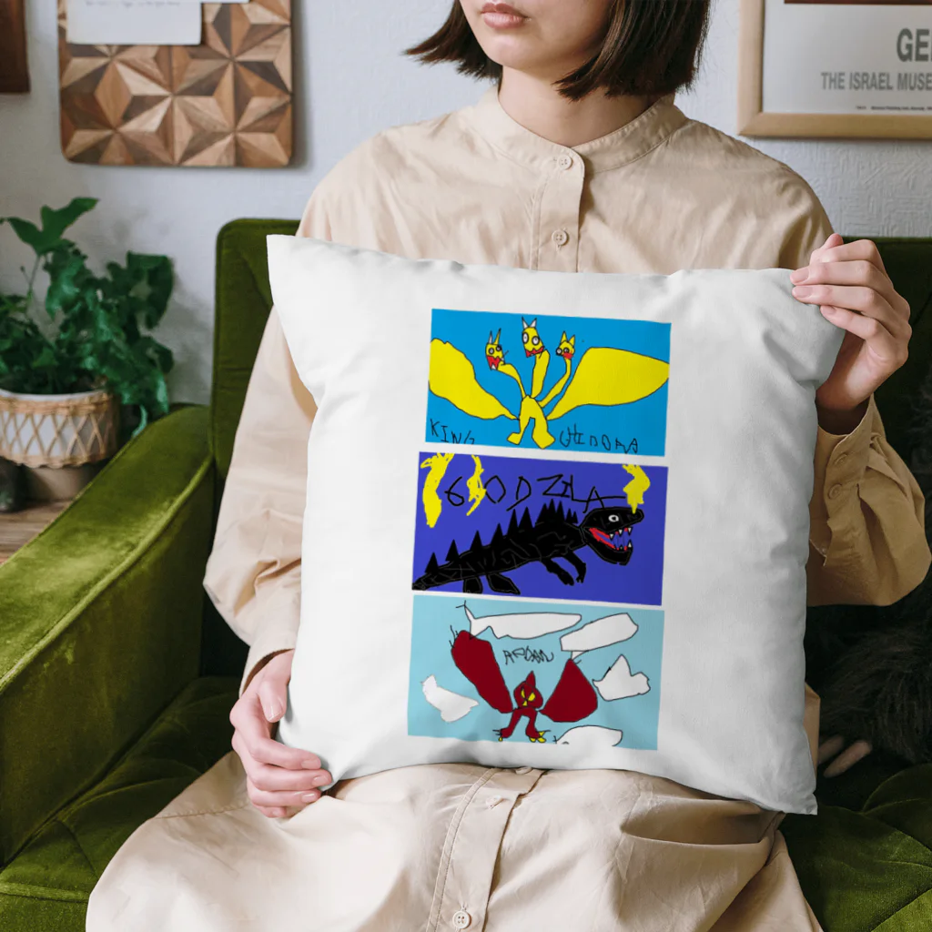 jeannettejeannetteのMonsters怪獣 Cushion