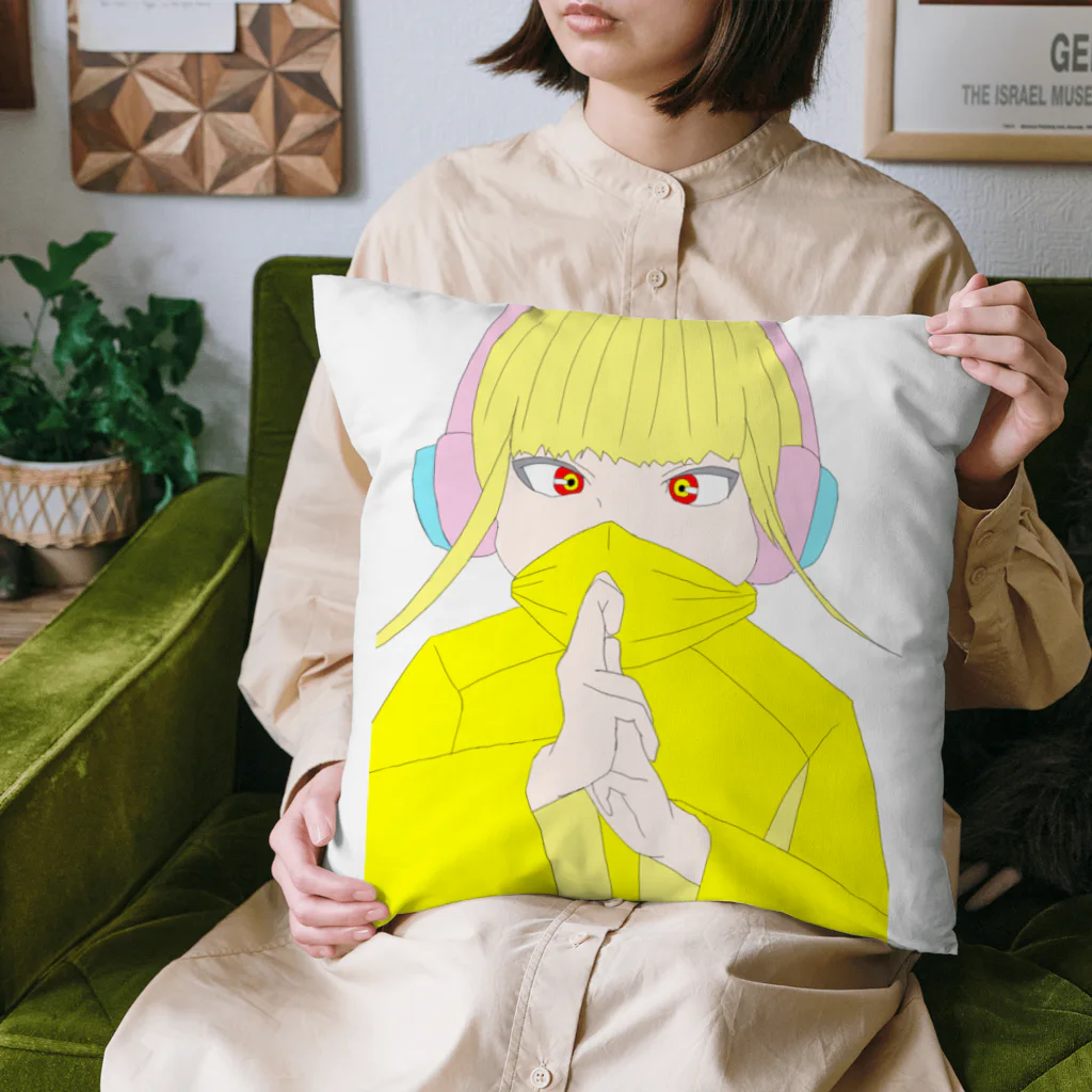 えんがわの音忍（黄） Cushion