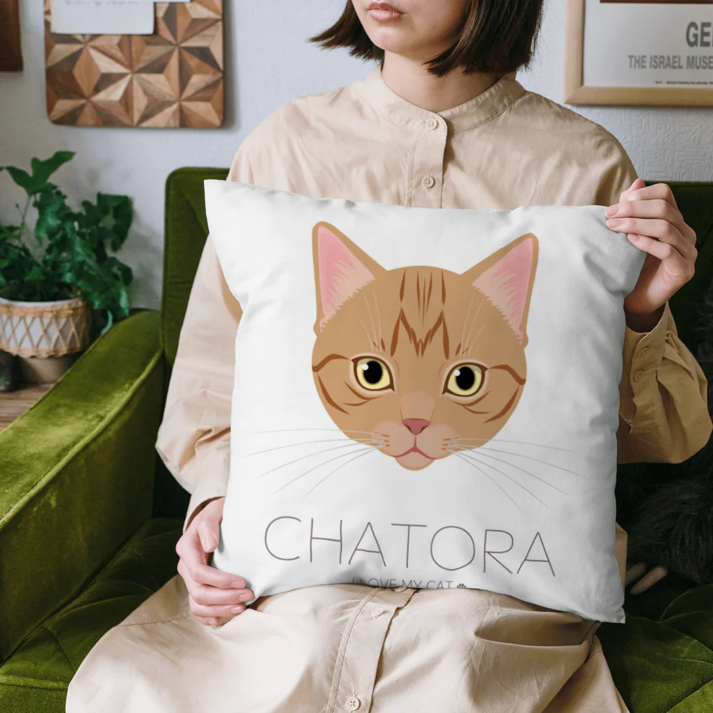 Baby Tigerのねこラブ・茶トラ Cushion