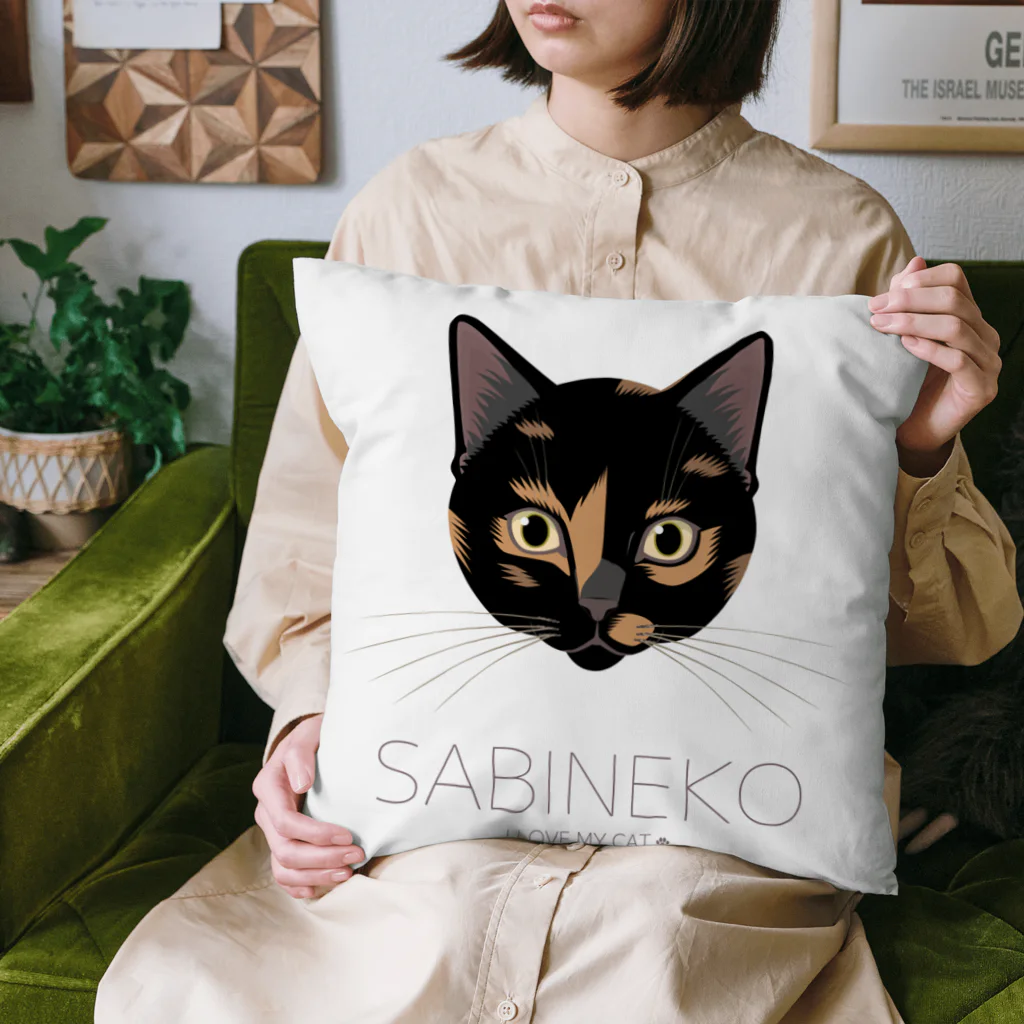 Baby Tigerのねこラブ・サビ猫 Cushion