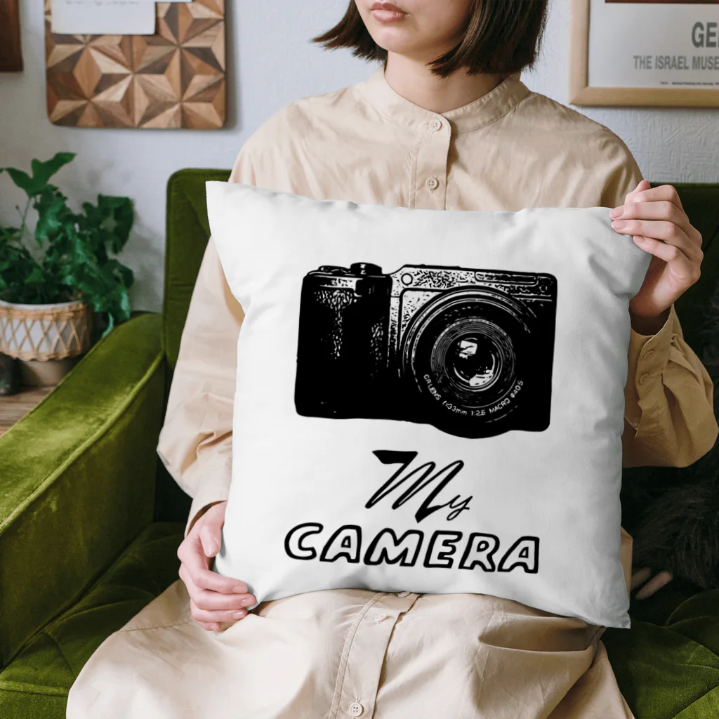 boldandnewのカメラ（My canera）_No.004_BK Cushion