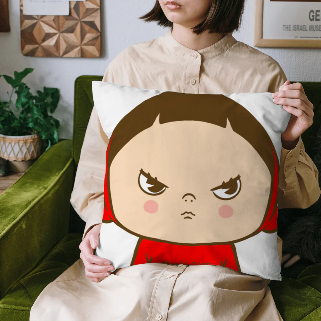 Yukiの黄色いヤツのあーちゃんだよ Cushion