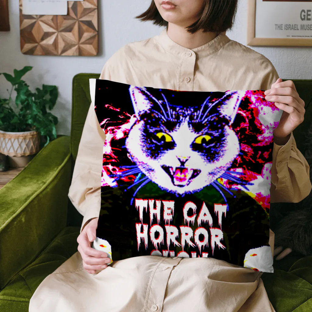 中華呪術堂（チャイナマジックホール）のTHE CAT HORROR SHOW Cushion