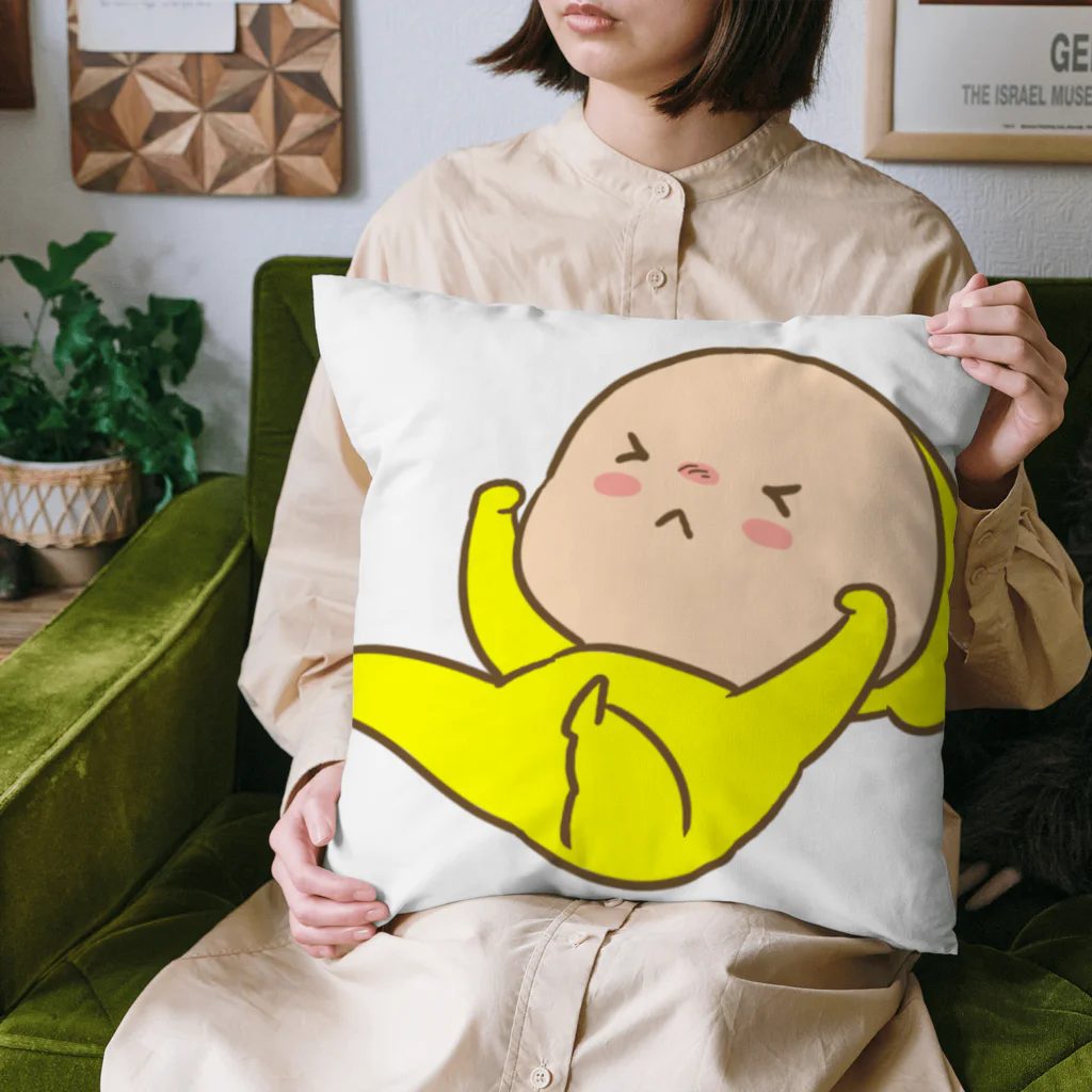 Yukiの黄色いヤツのぶらんぶらんきー Cushion