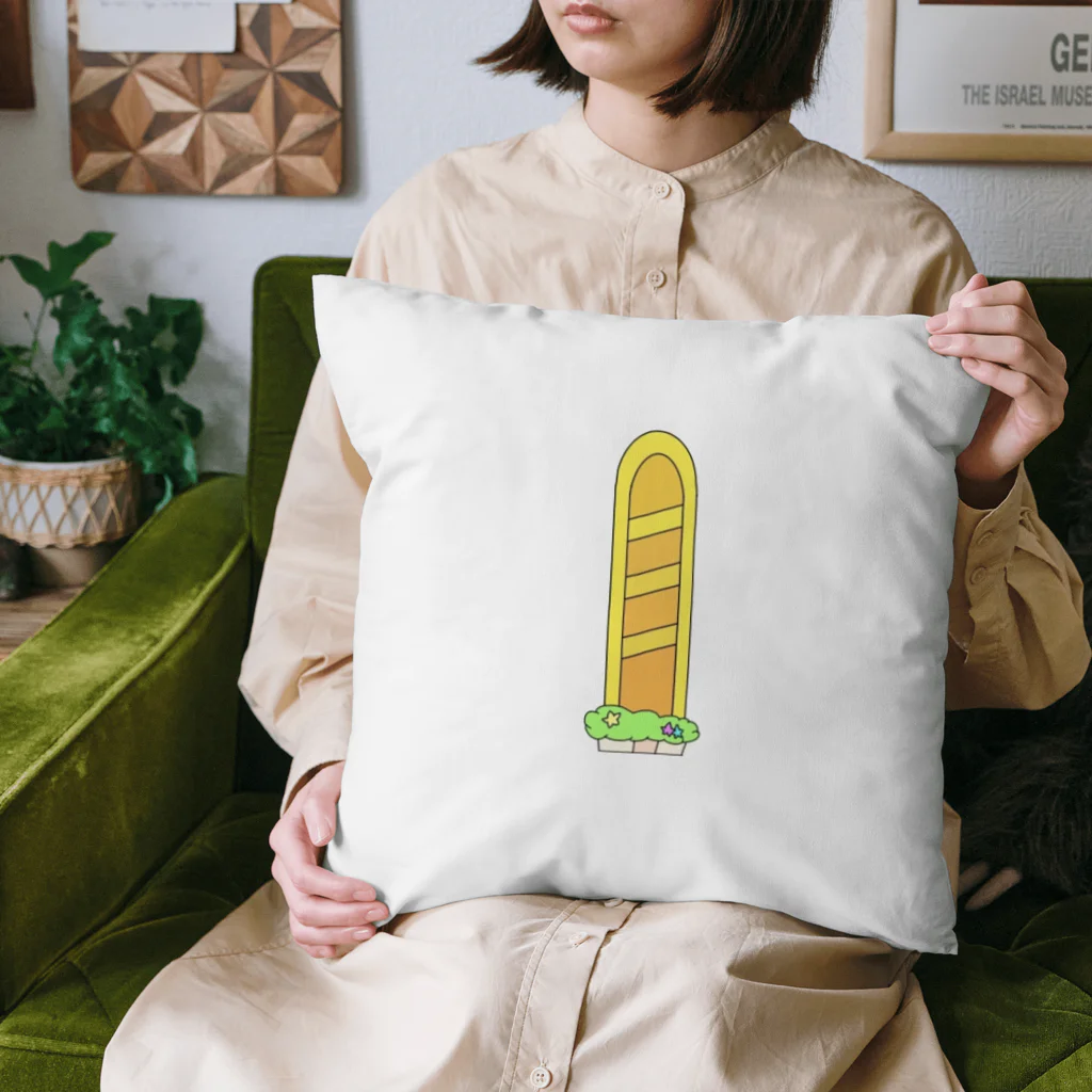 anmika-fighters3のプププランドの地面によく刺さっている「アレ」のグッズ Cushion