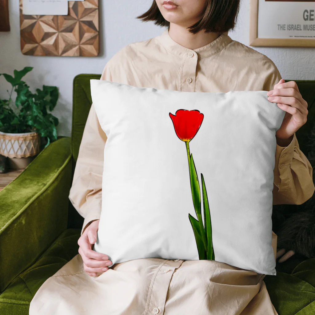 Onuuuun Artのチューリップ Cushion