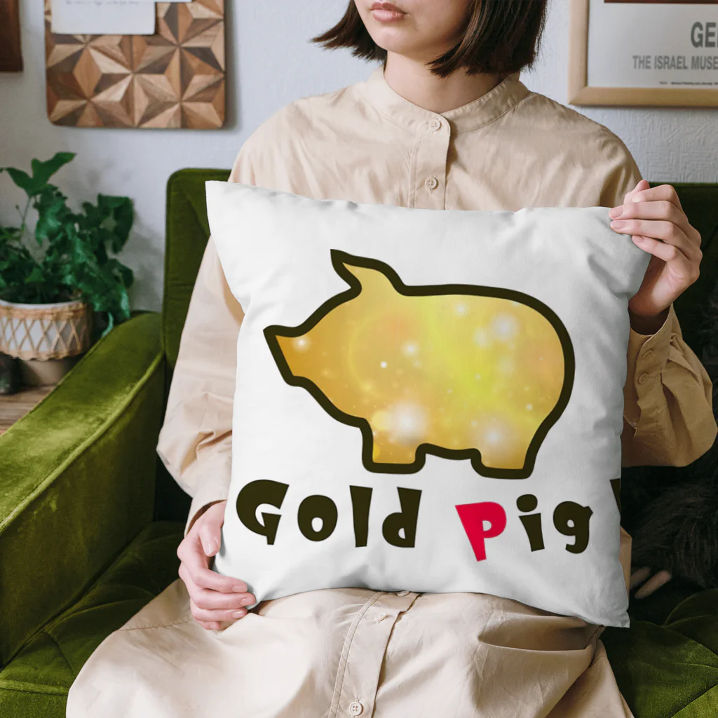 レアレアコクアのいいことありそう! 金運シリーズ　(ブタ Pig) Cushion