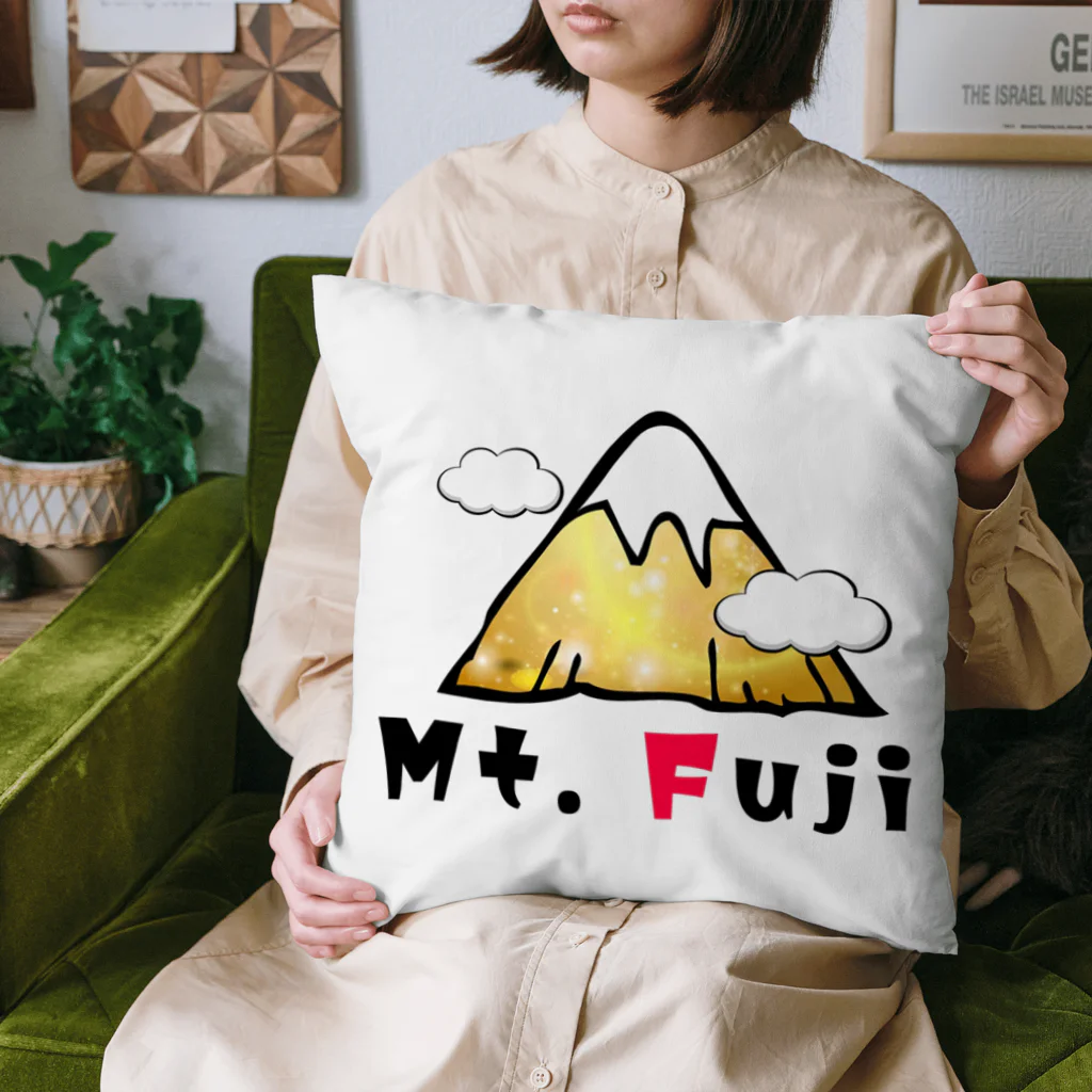 レアレアコクアのいいことありそう! 金運シリーズ　(富士山　Mt.Fuji) Cushion