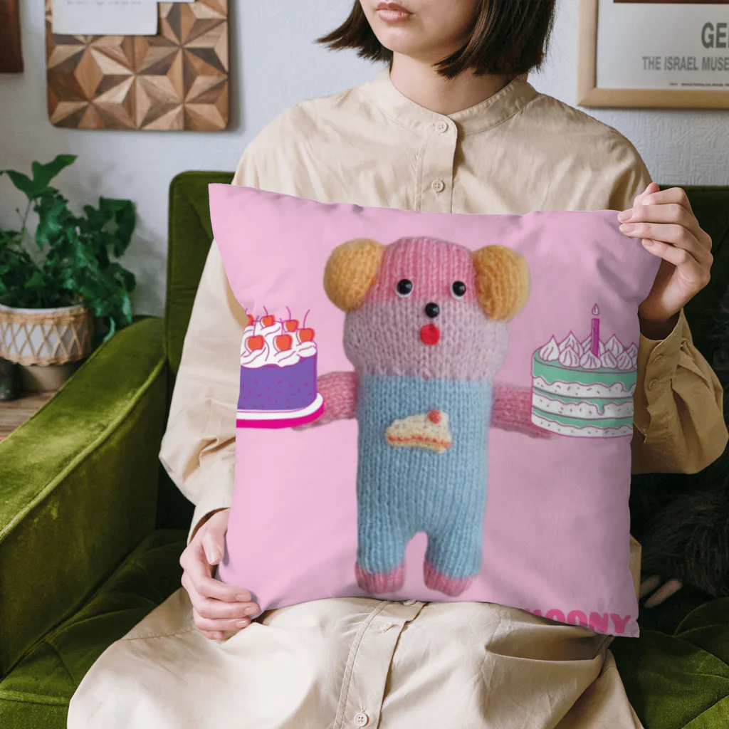 moony.galleryのバイト犬 犬のシフォン Cushion