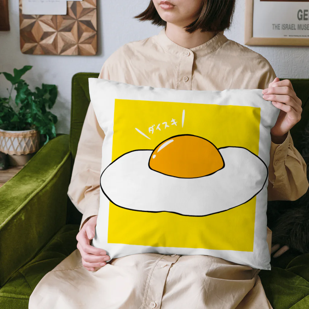  Millefy's shopの目玉焼き、ダイスキ Cushion