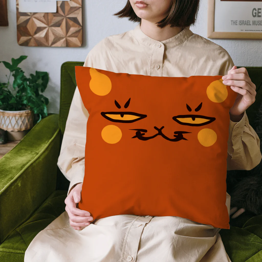 花日和 畳の赤ねこクッション Cushion