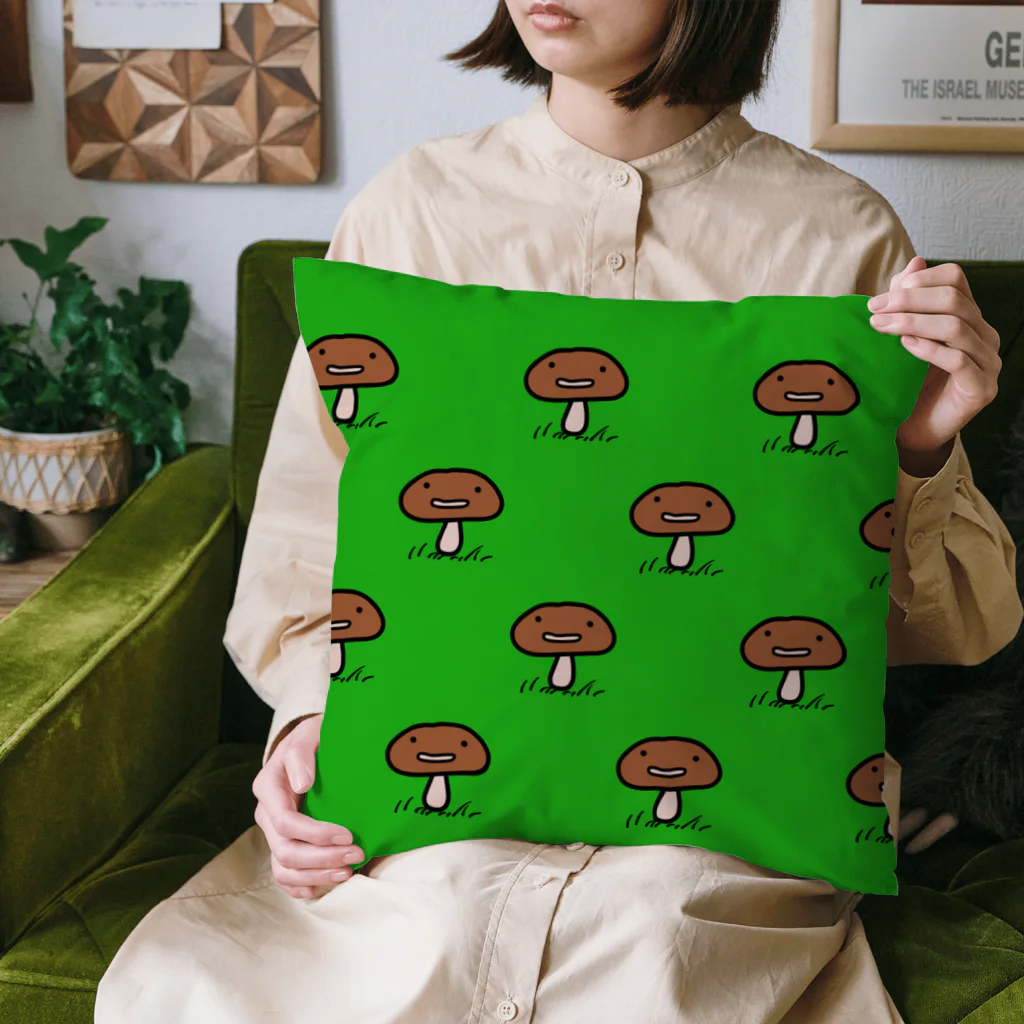 ハナのお店の天然きのこ Cushion