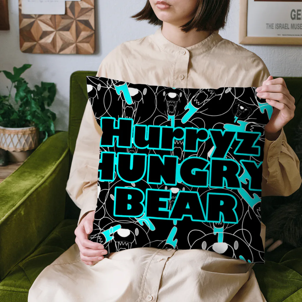 Hurryz HUNGRY BEARのHurryz HUNGRY BEARシリーズ クッション