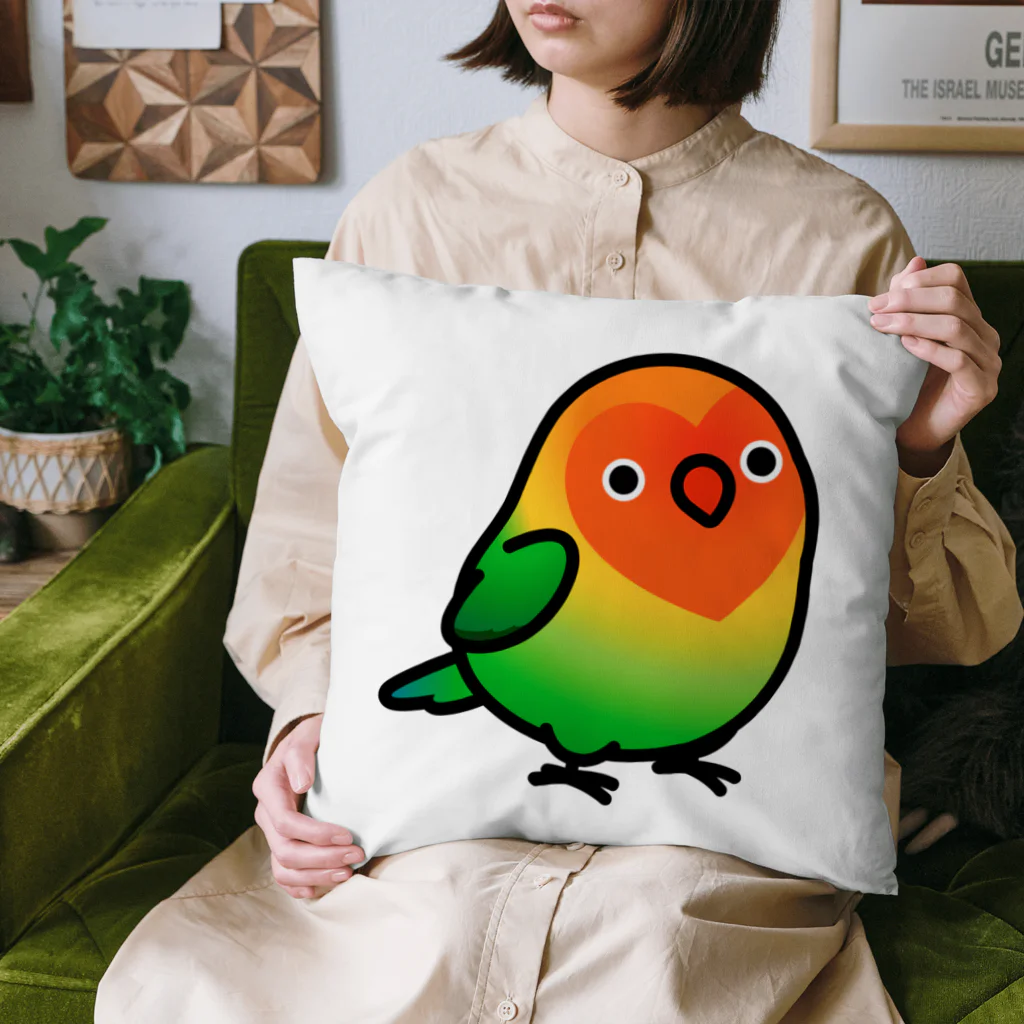 Cody the Lovebirdの（両面）ボタンインコ Cushion