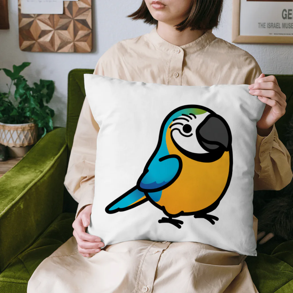 Cody the Lovebirdの（両面）コンゴウインコ　Chubby Bird Cushion