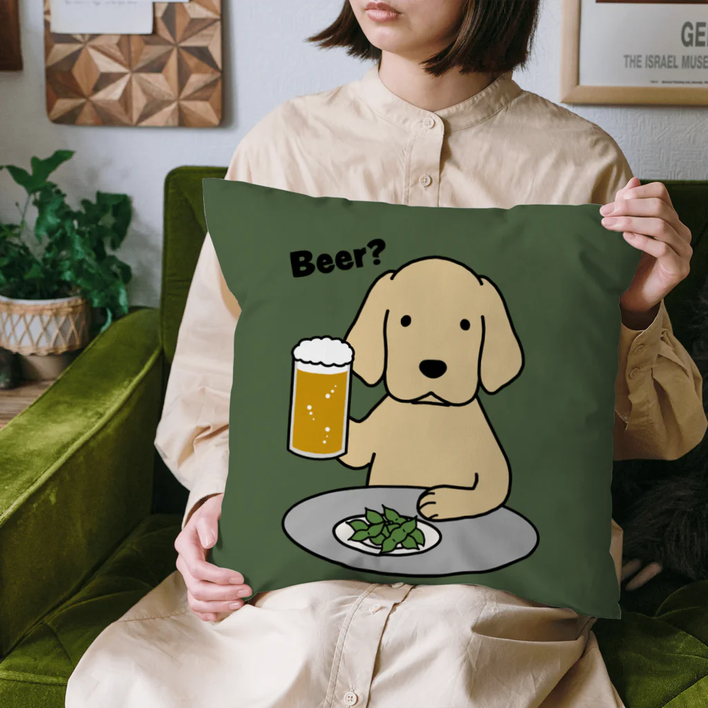 efrinmanのビールと枝豆 Cushion