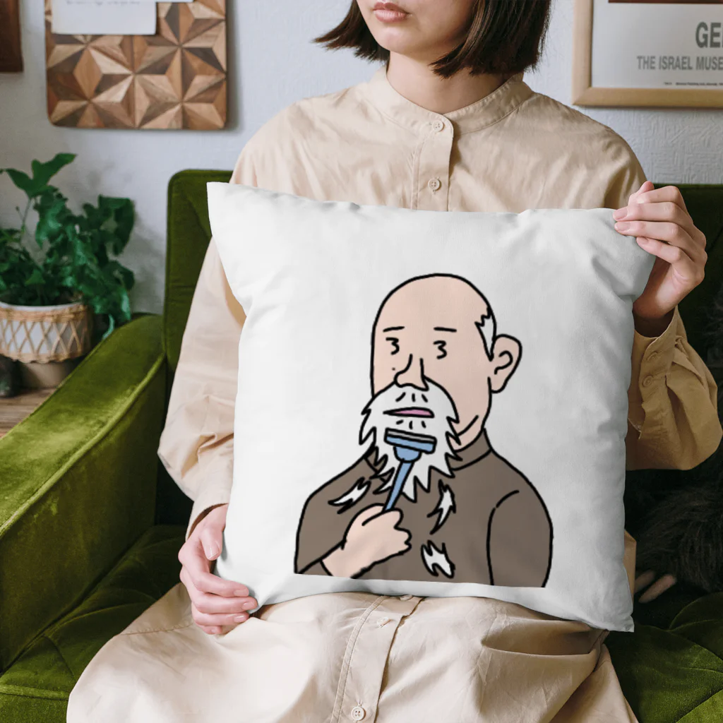 毎日イッヌのシブいお爺さん Cushion