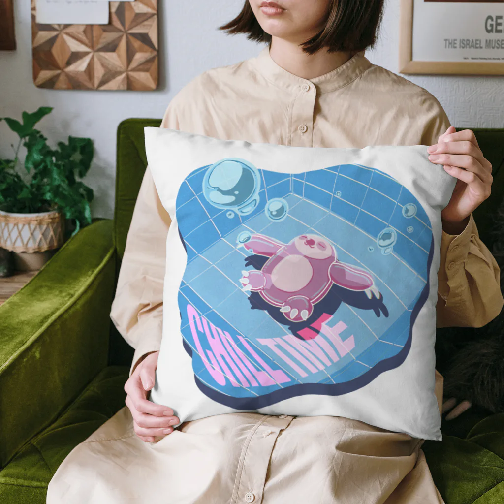 オユワク商店のチルしてるナマケモノ Cushion