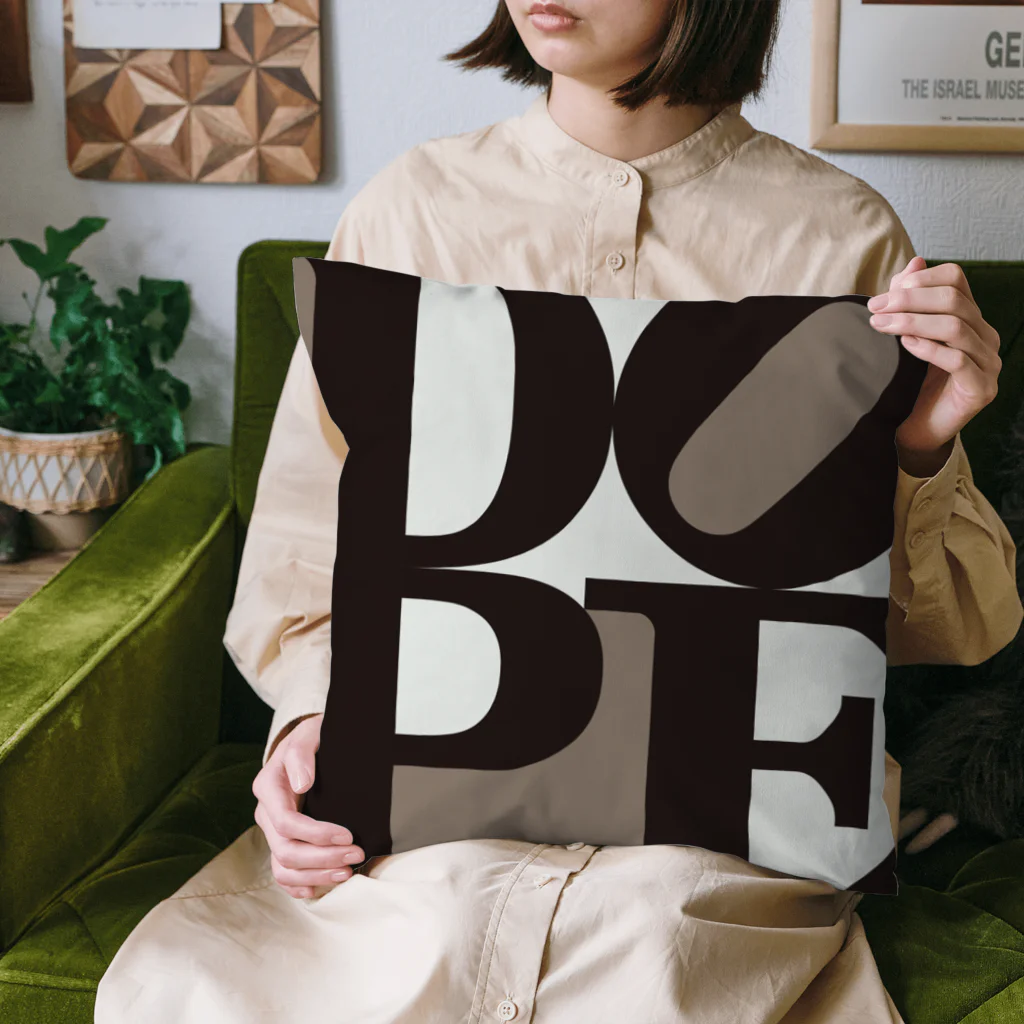 Mohican GraphicsのDOPE BROWN（両面P） Cushion