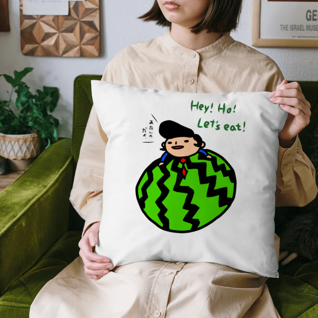 momino studio SHOPのアタイの特大スイカ Cushion