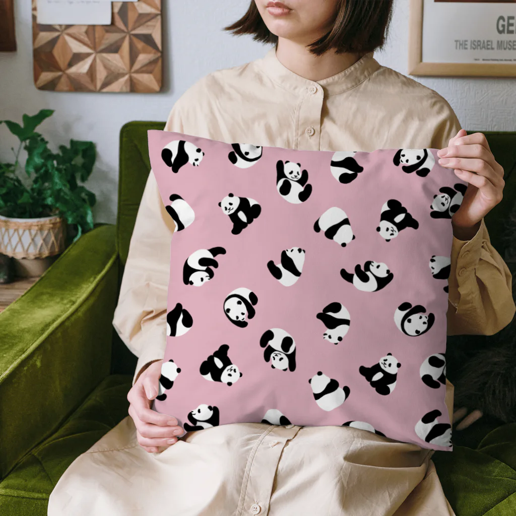 chippokeのころころパンダ（ピンク） Cushion