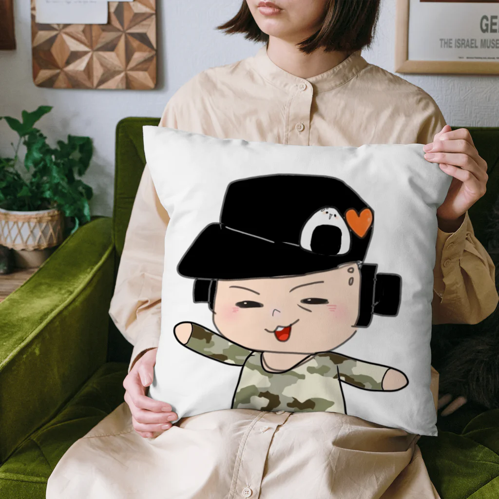 じんせい丸ごと応援人のアーミーNARU Cushion