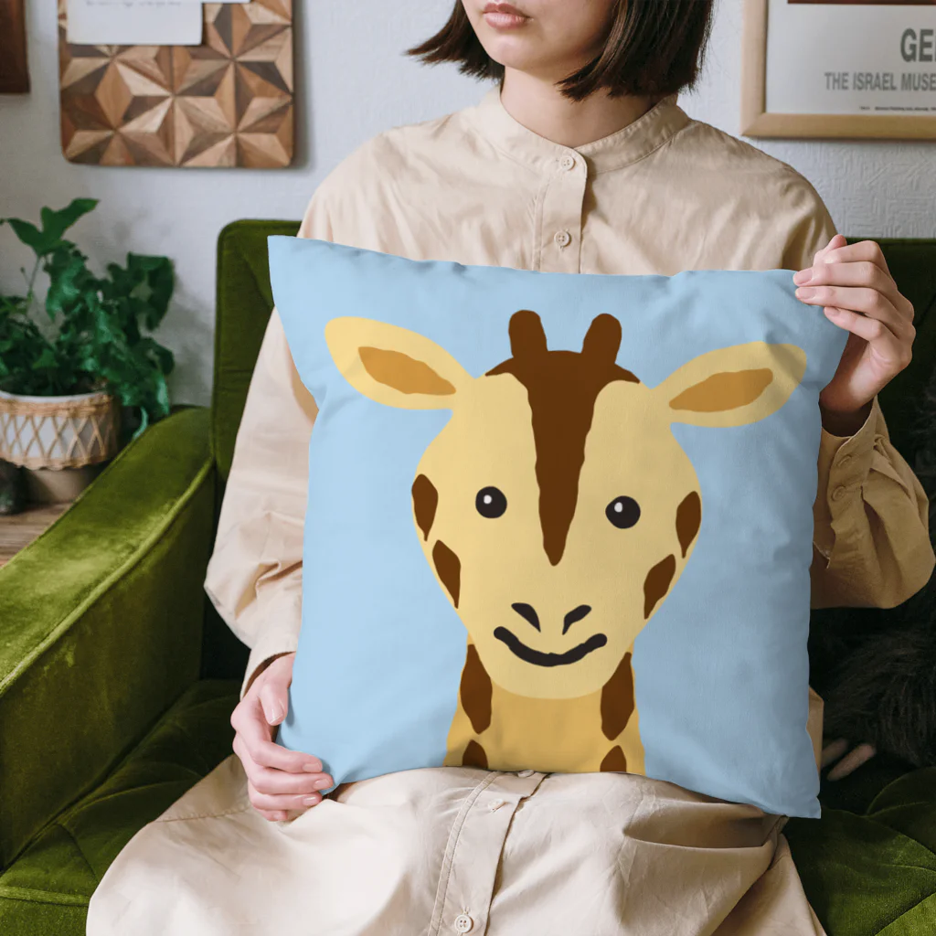 Atelier Zakiのゆるキリン Cushion