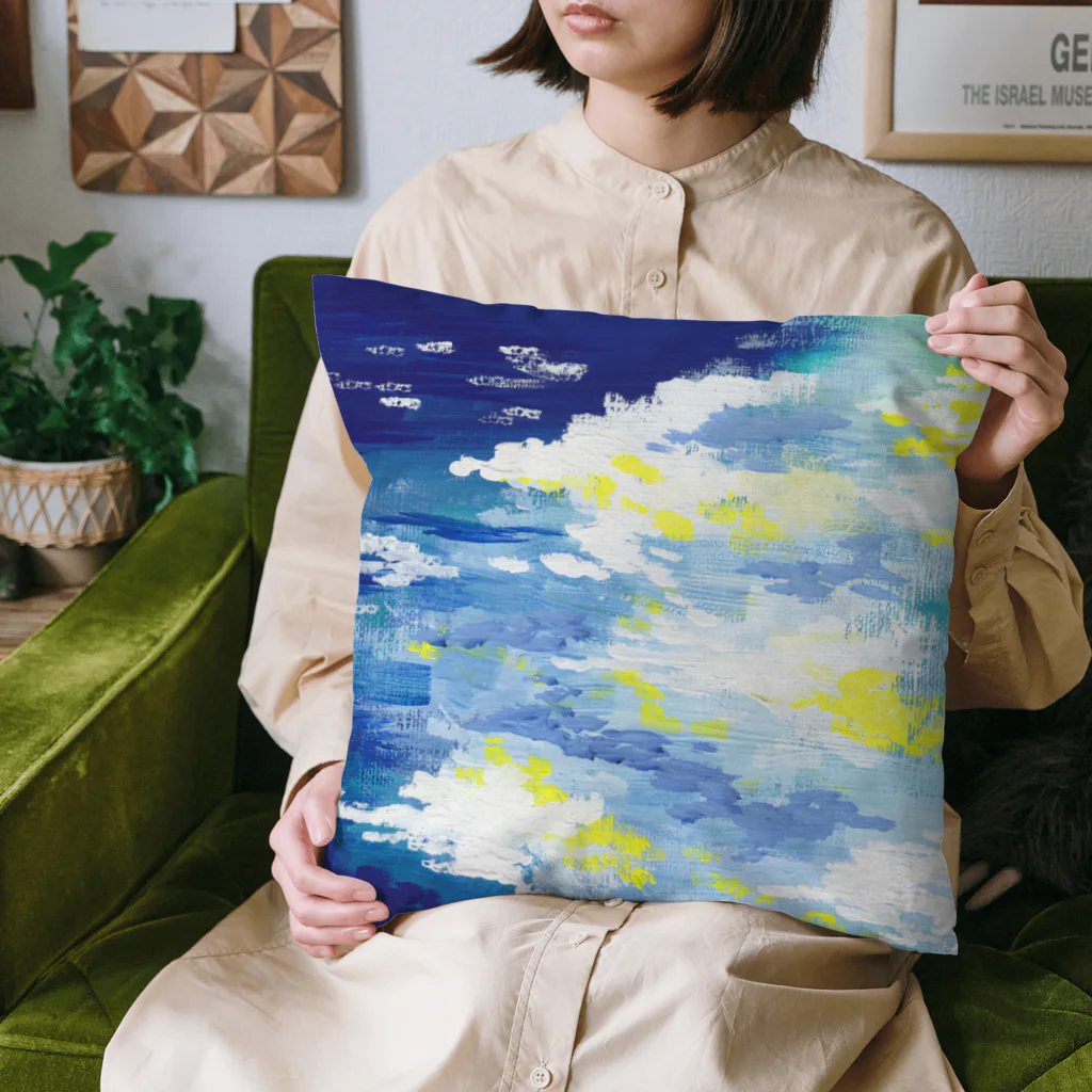 sketchbook shopの青の淵 Cushion