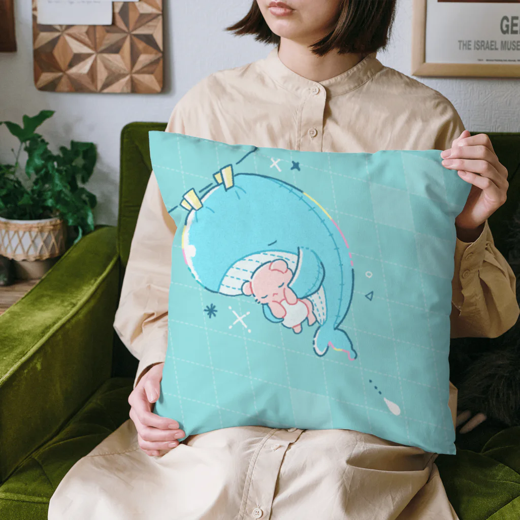 ミトウクジラのクジラのぬいぐるみ  Cushion