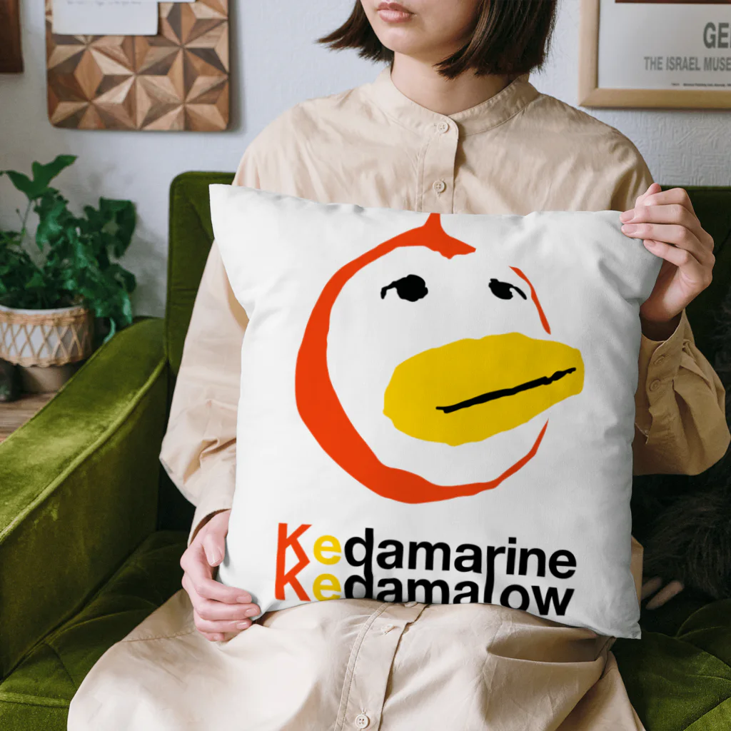 Kedamarine Kedamalow's SHOPの夕陽に染まるペンギン Cushion