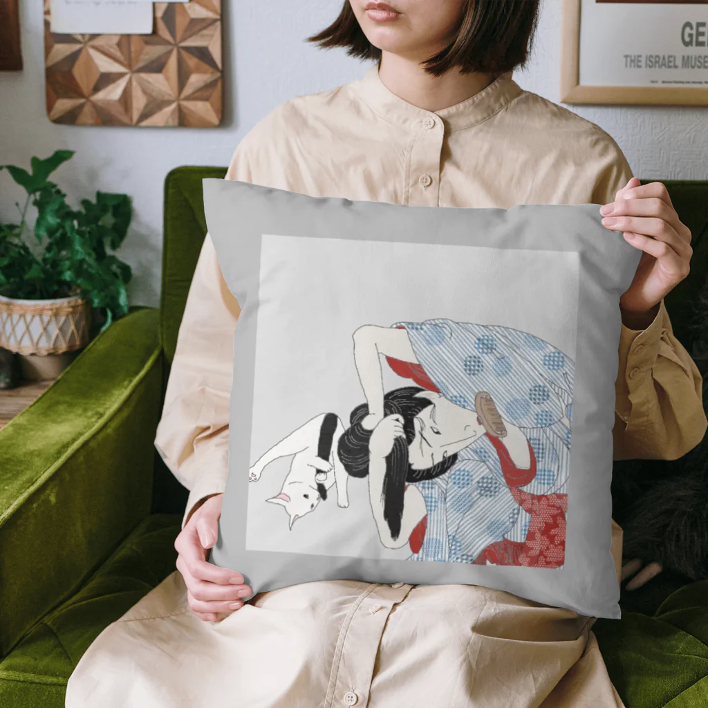keeeeeep smilingのdo my hair  #体勢のクセがすごい Cushion