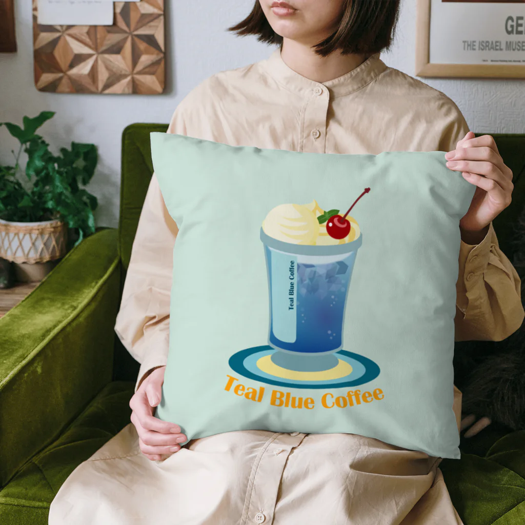 Teal Blue CoffeeのTeal Blue Hawaii Cushion