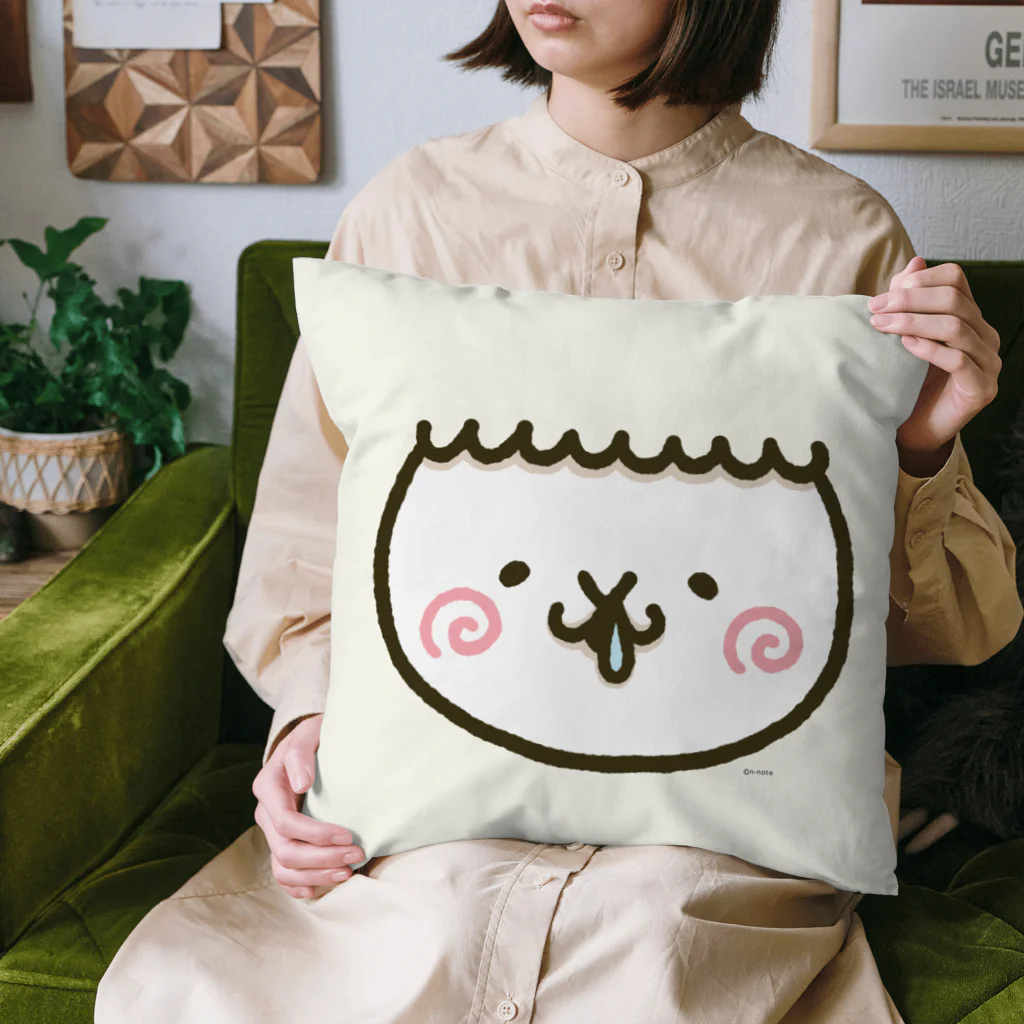 エヌノートのアルバカ　ドアップ Cushion