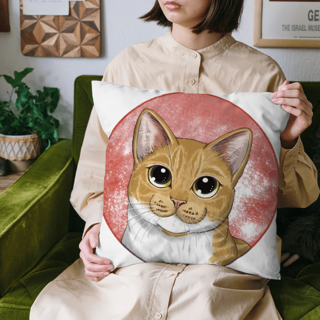 縁-yukari-のみかん Cushion