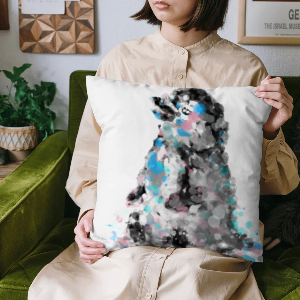 島兎-シマウサギ-のコウテイペンギン(瞳ウルウル) Cushion