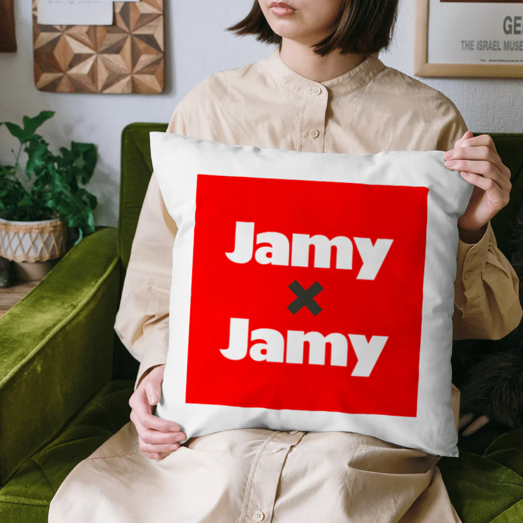 JamyJamyStudioのJamyJamyStudio公式ロゴアイテム クッション