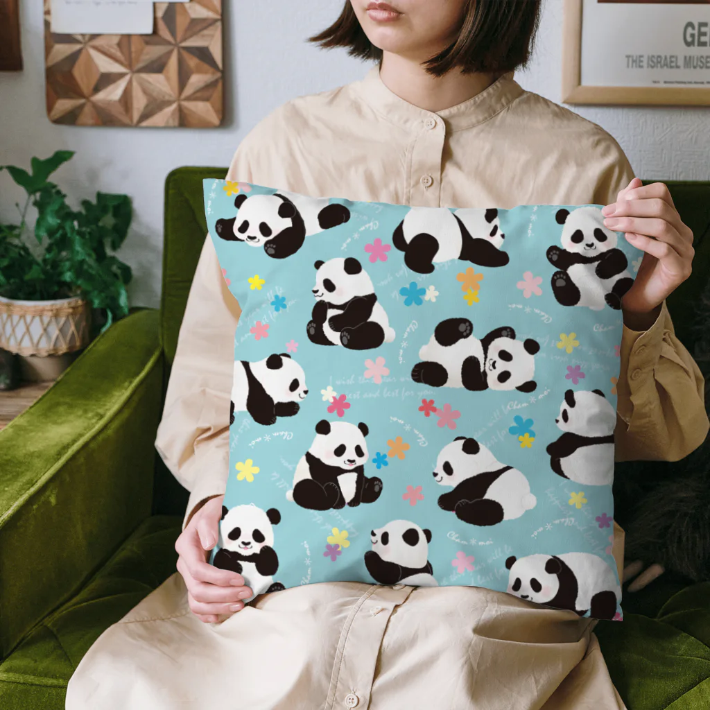 Satokostudioのいろいろパンダくん Cushion