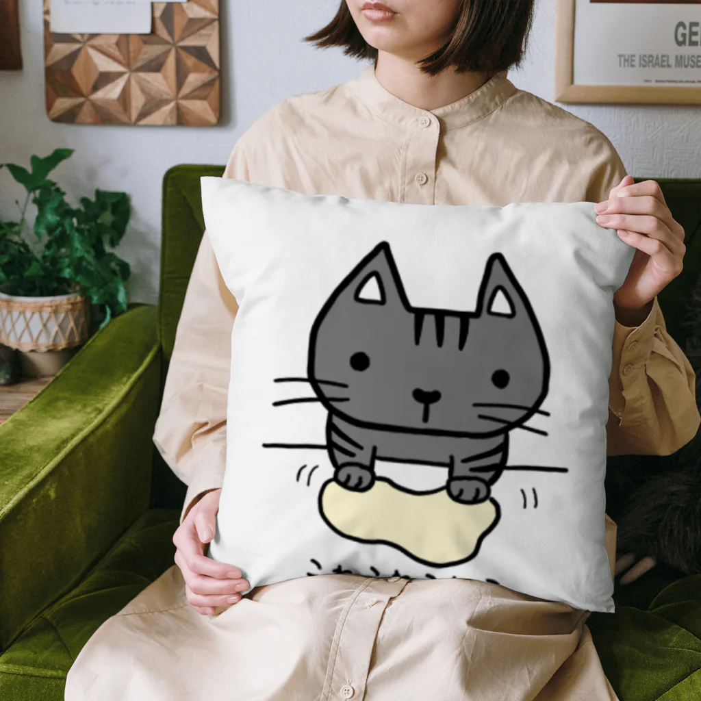 こねこねこねこのこねこねこねこ(サバトラ) Cushion