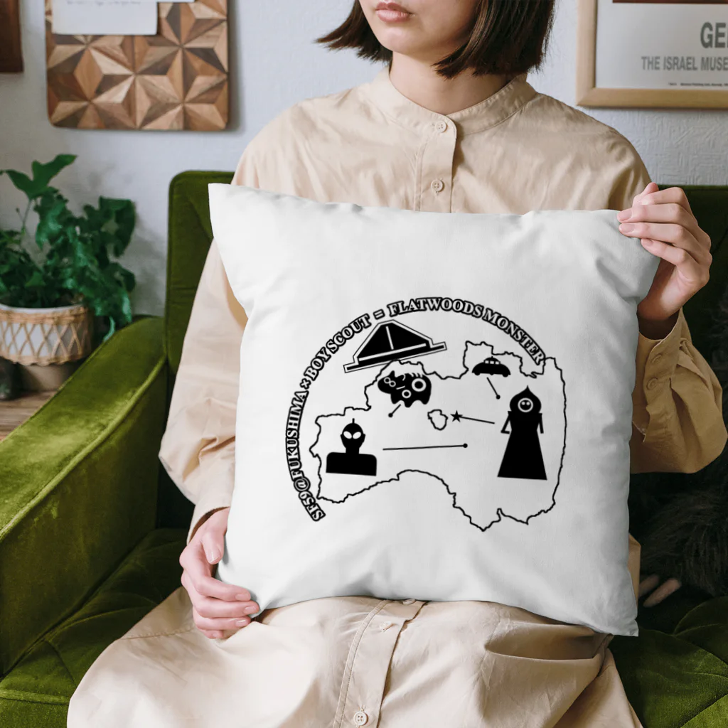 Nagashi-KizoeのＦ- ＣＯＮ福島 × ボーイスカウト Cushion