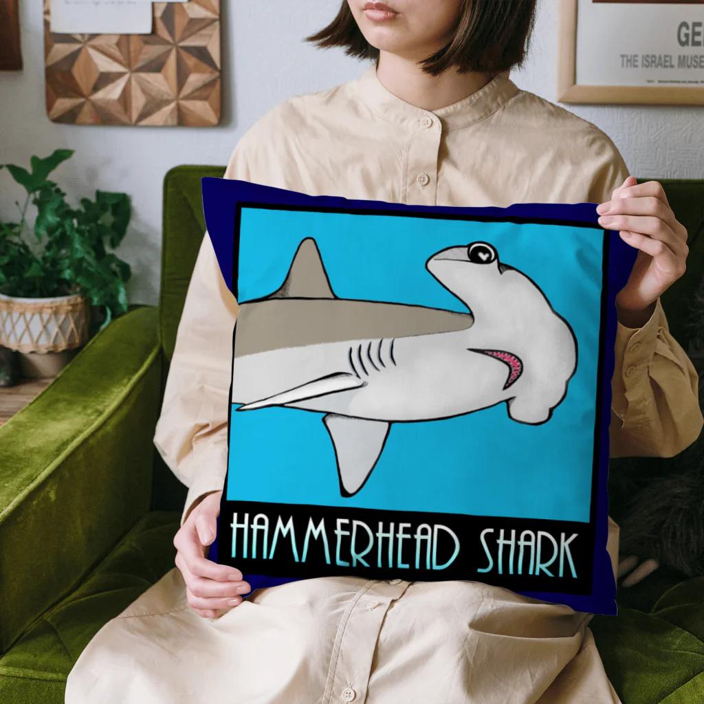 LalaHangeulのHammerhead shark(撞木鮫) クッション