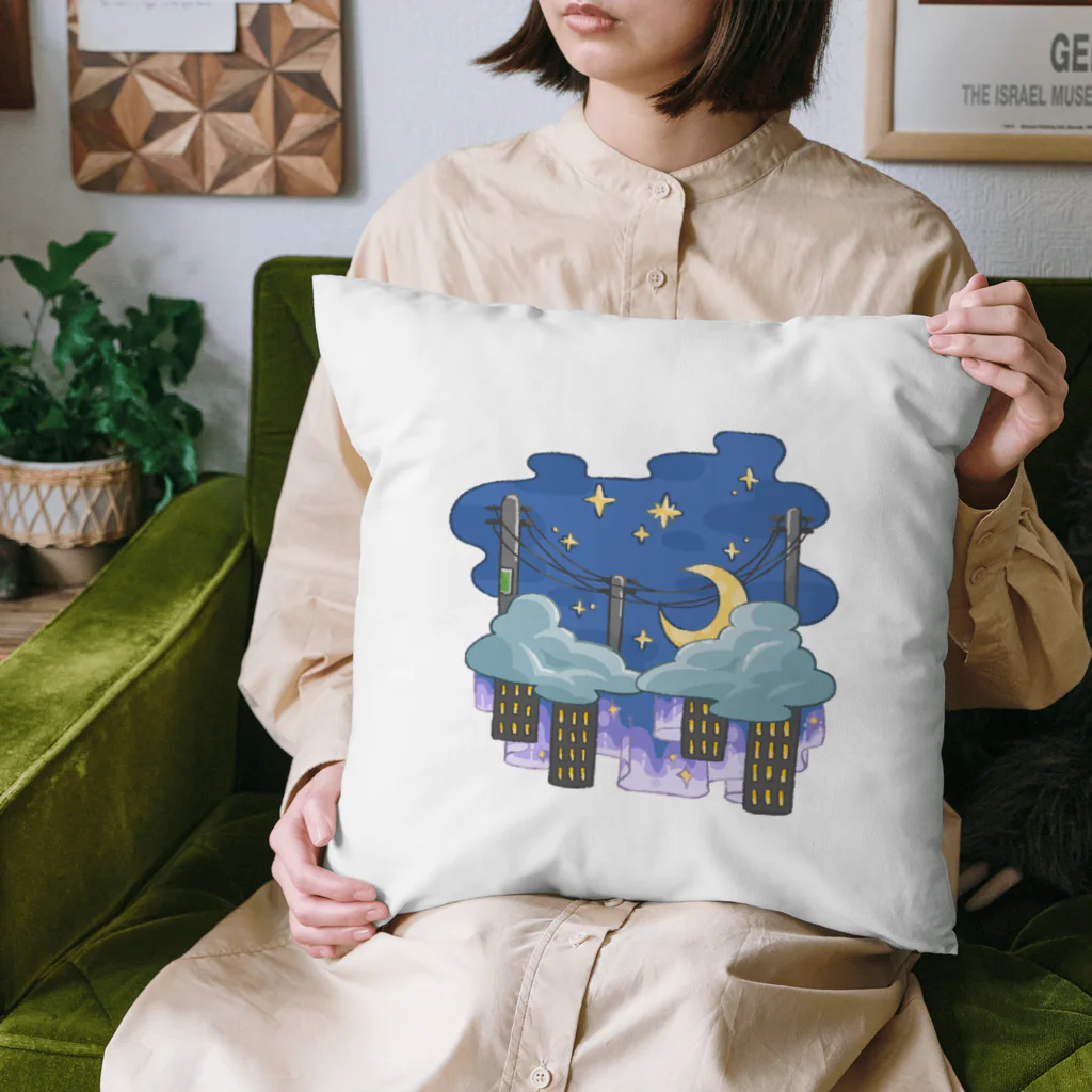 星川屋さんのよる Cushion