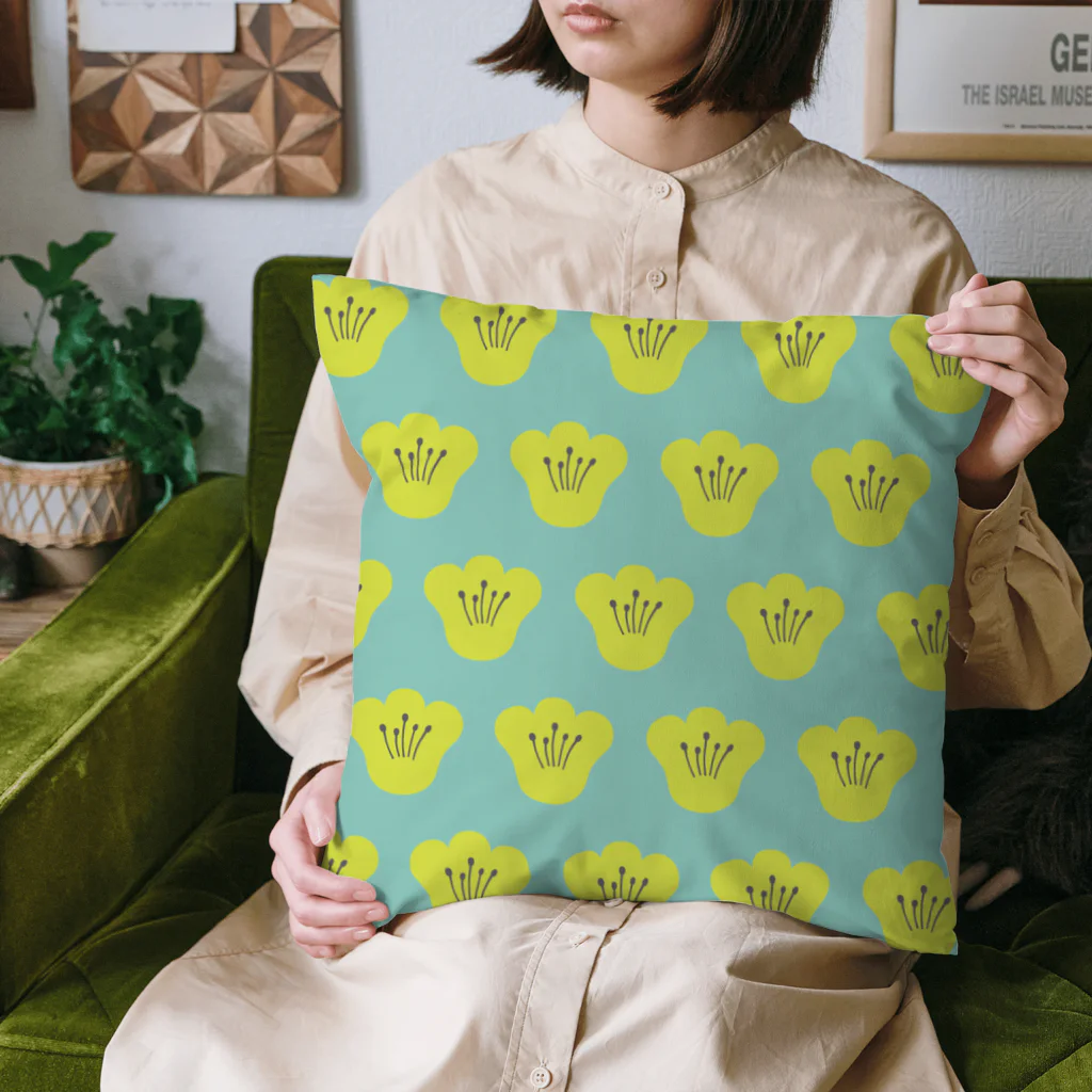 Wonder Bird Forestのティータイムの花［TTF14］ Cushion