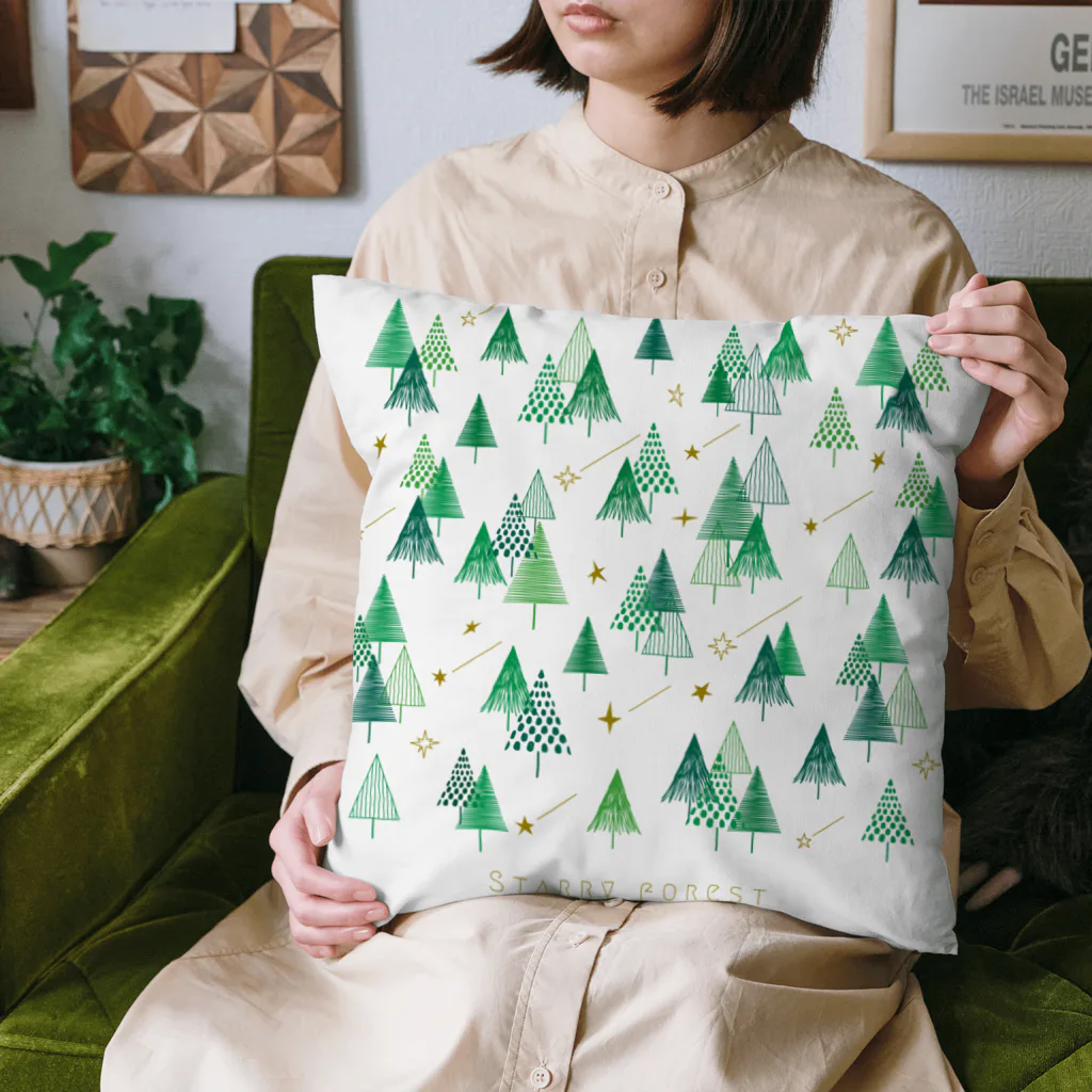 Drecome_Designの星降る森(シンプル) Cushion